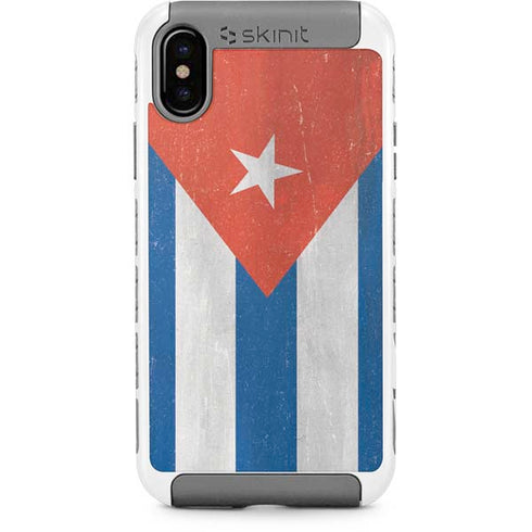 Cuban Flag Distressed iPhone X/XS Cargo Case